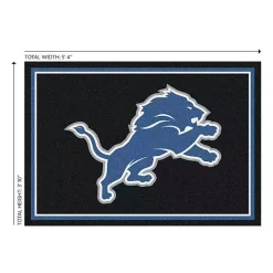 Detroit Lions Area Rug, 4x6