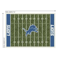 Detroit Lions Home Field Area Rug, 6x8