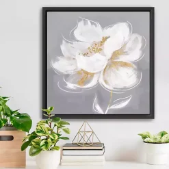Devine Bloom Framed Canvas Art Print