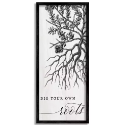 Dig Your Own Roots Wall Plaque