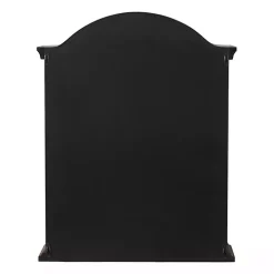 Distressed Black Wood Wall Cabinet
