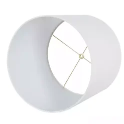 Distressed Brown Hexagonal Table Lamps, Set of 2