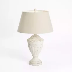 Distressed Cream Hadley Table Lamp
