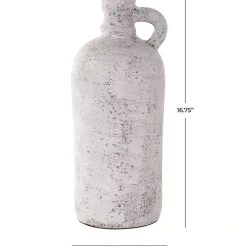 Distressed Cream Terracotta Jug Vase