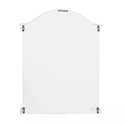 Distressed Cream Wood Wall Cabinet