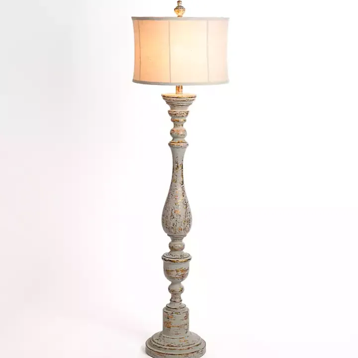 Distressed Eloise Floor Lamp
