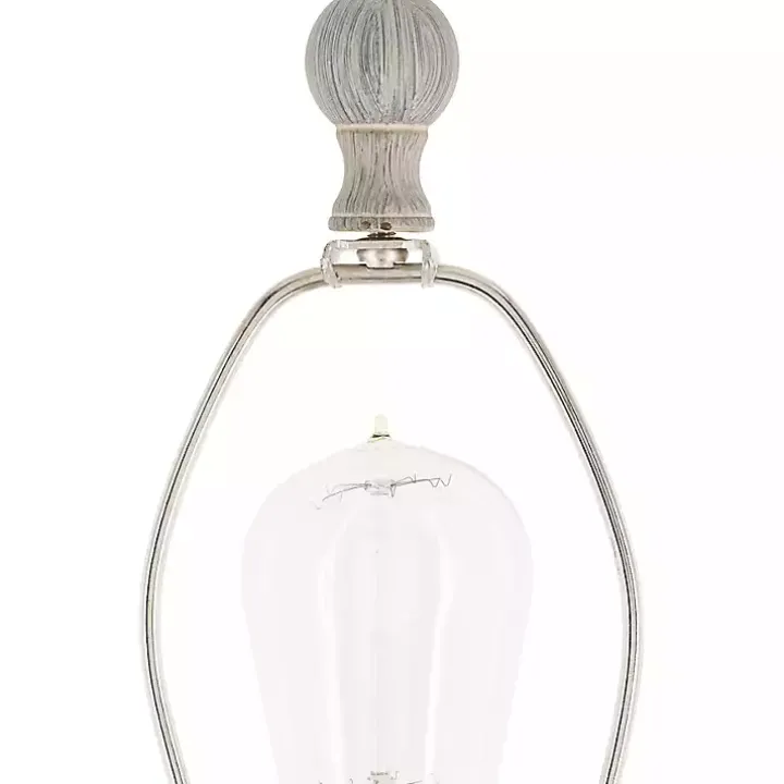 Distressed Gray Hadlee Floor Lamp