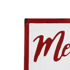 Distressed Merry and Bright Wall Plaque