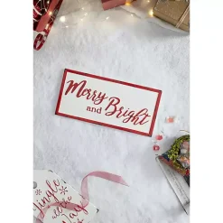 Distressed Merry and Bright Wall Plaque