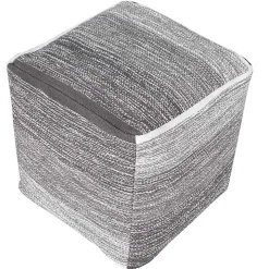 Distressed Pinson Cube Pouf