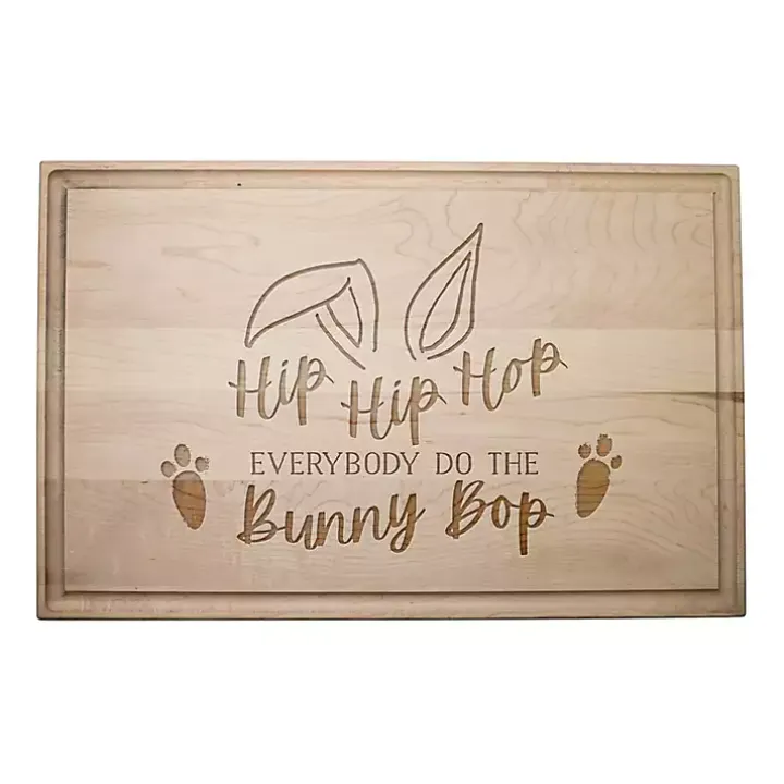 Do The Bunny Bop Maple Cutting Board