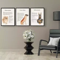 Dobermann Facts Framed Wall Plaque
