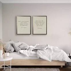 Don't Cry Dr. Seuss Quote Framed Art Print