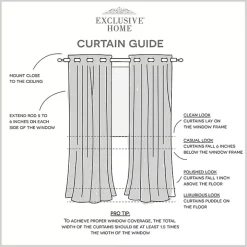 Dove Gray Floral 2-pc. Curtain Panel Set, 96 in.