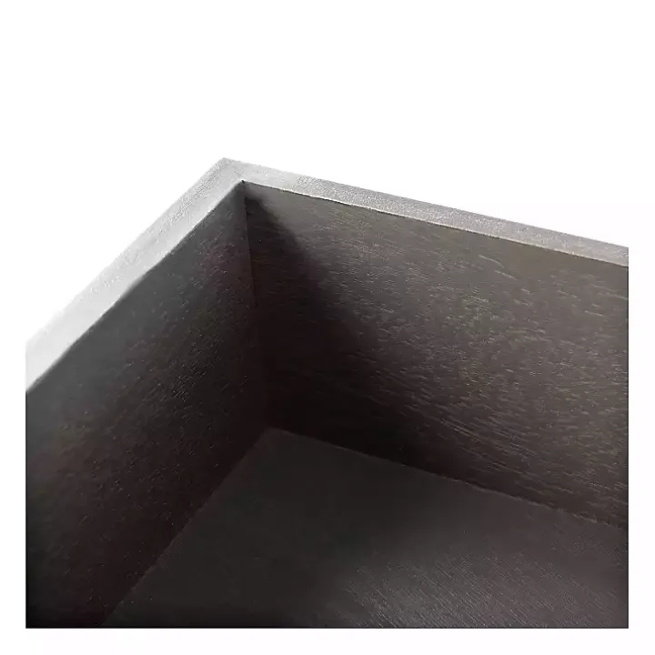 Dove Gray Turned Leg Rustic Console Table