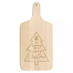 Dreaming of a White Christmas Cutting Board