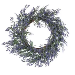 Dried Lavender Stems Wreath