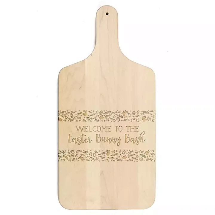Easter Bunny Bash Maple Cutting Board