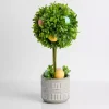 Easter Egg Boxwood Topiary