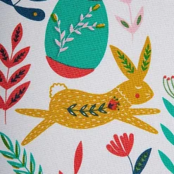 Easter Garden Folk Table Runner, 72 in.