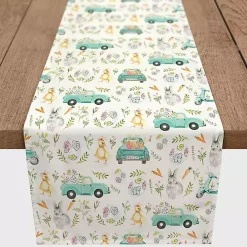 Easter Pickup Truck Table Runner, 90 in.