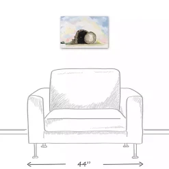Easter Tomb Painterly Canvas Wall Art