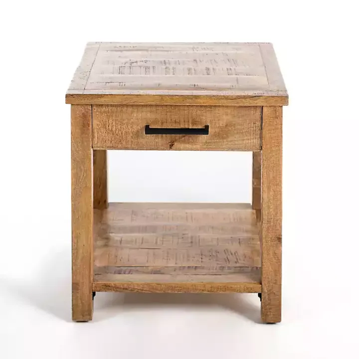 Easton Mango Wood Side Table