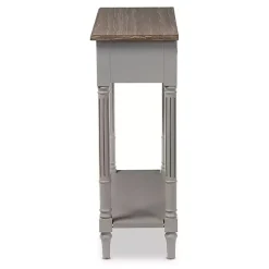 Edward Gray Mindi Wood Fluted Console Table