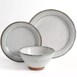 Eggshell Glazed Round 12-pc. Dinnerware Set