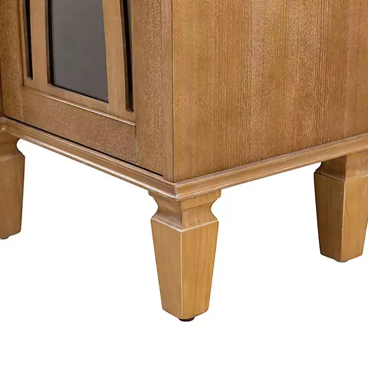 Eleanora Acorn Wood 4-Door Sideboard