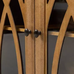 Eleanora Acorn Wood 4-Door Sideboard