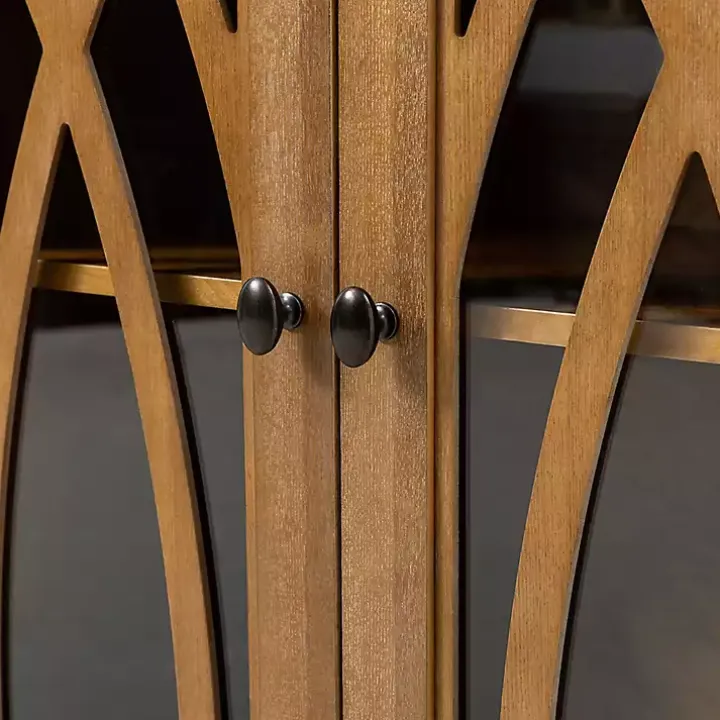 Eleanora Acorn Wood 4-Door Sideboard