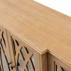 Eleanora Acorn Wood 4-Door Sideboard
