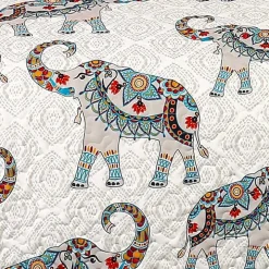 Elephant Sherpa Throw Blanket