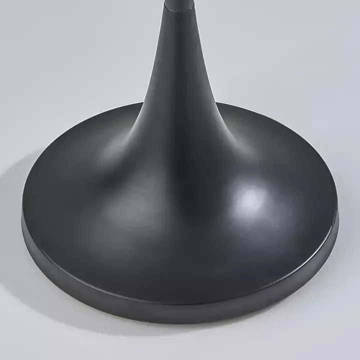 Eli Black Pleated Shade Floor Lamp