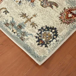 Elina Beige Area Rug, 7x9