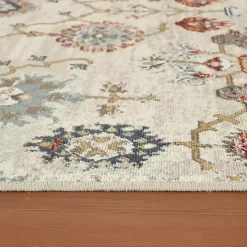 Elina Beige Area Rug, 7x9