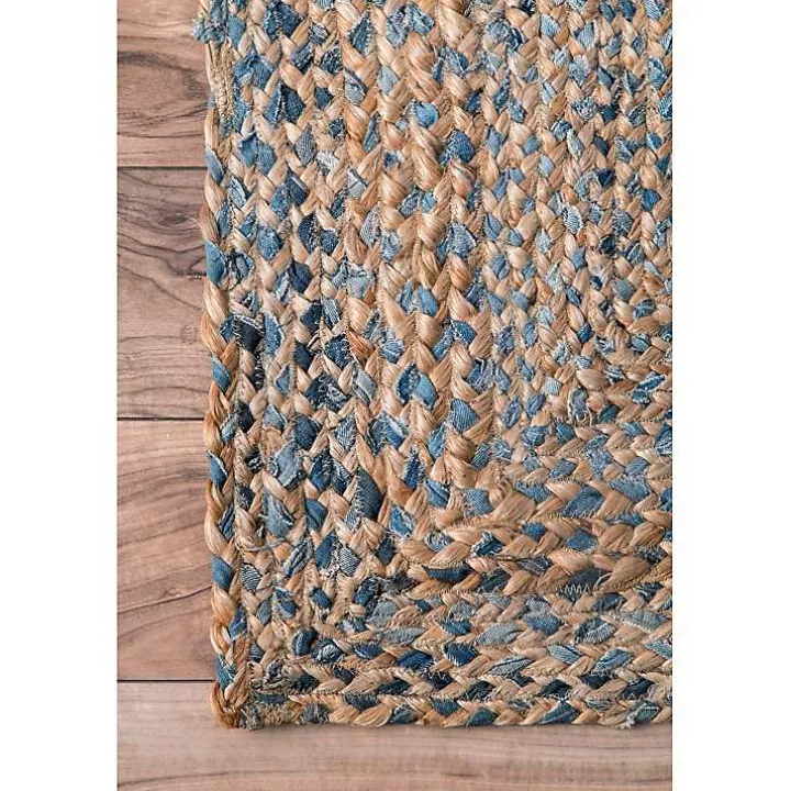 Ella Hand Braided Jute Rug, 5x8