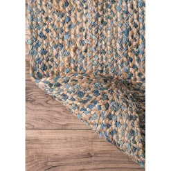 Ella Hand Braided Jute Rug, 5x8