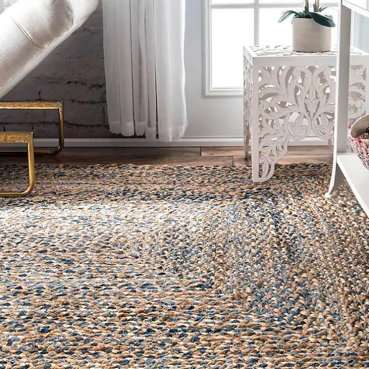 Ella Hand Braided Jute Rug, 7x9