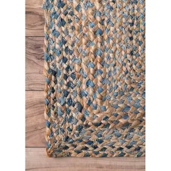 Ella Hand Braided Jute Rug, 7x9