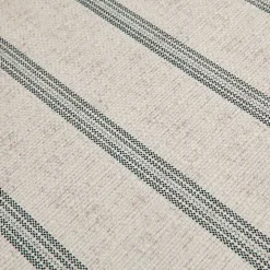 Ellen Navy Stripe Martha Stewart Cocktail Ottoman