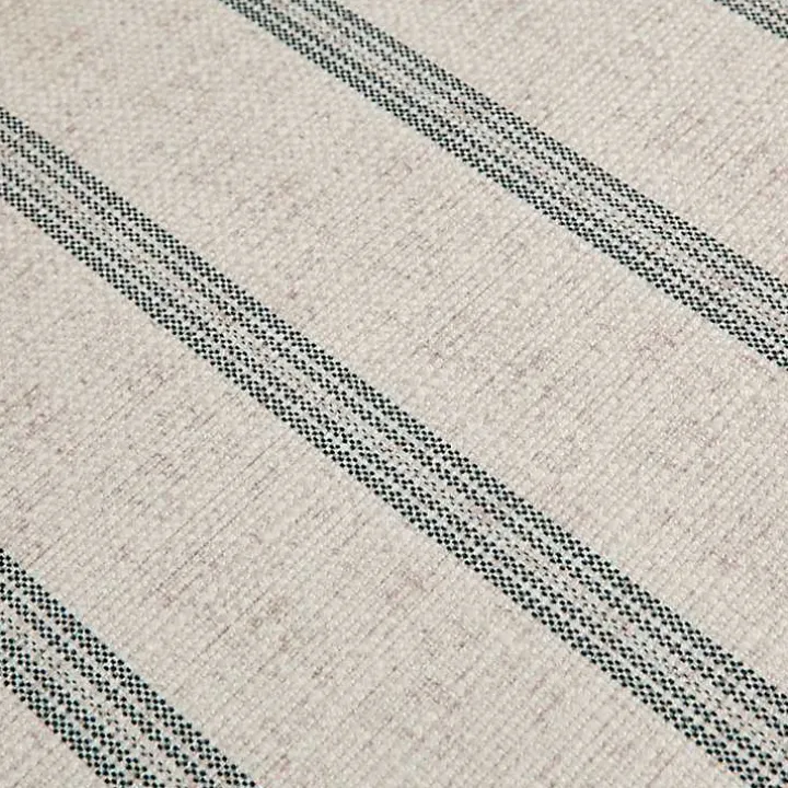 Ellen Navy Stripe Martha Stewart Cocktail Ottoman