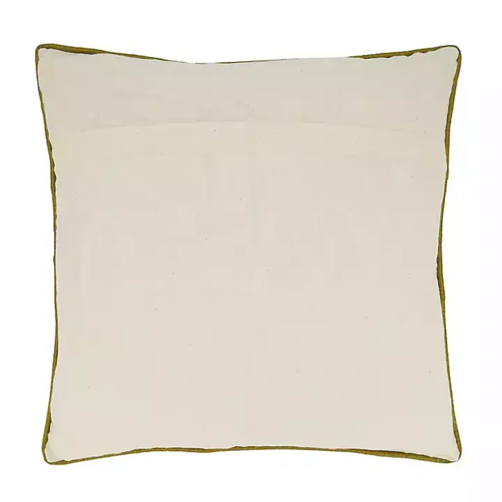 Embroidered Christmas Trees Pillow