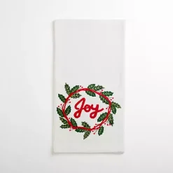 Embroidered Joy Table Runner, 108 in.