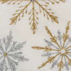 Embroidered Sparkle Snowflakes Napkins, Set of 6