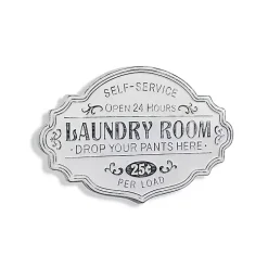 Enamel Laundry Room Wall Plaque