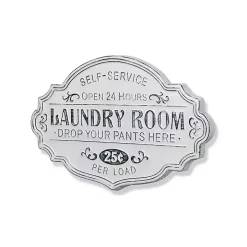 Enamel Laundry Room Wall Plaque