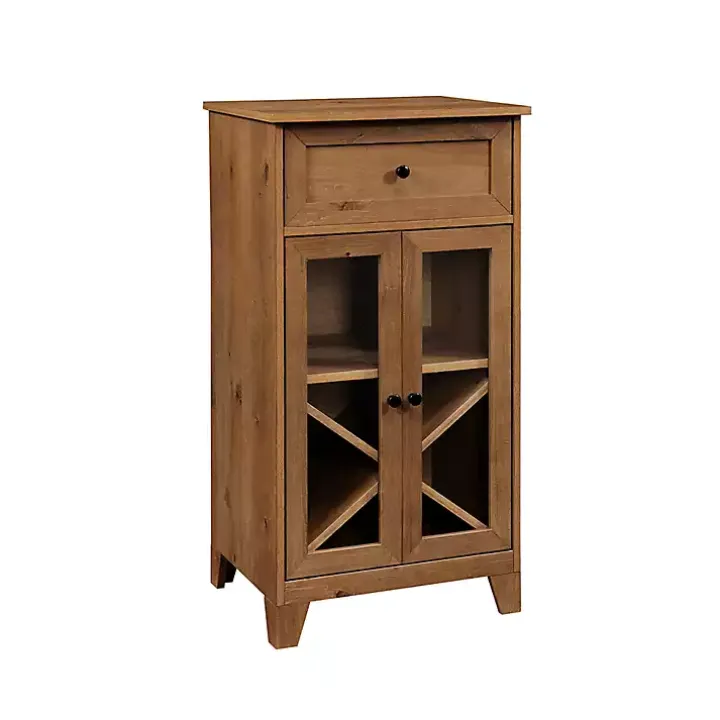 English Oak Double Door Reeves Cabinet
