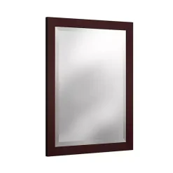 Espresso Beveled Vanity Mirror